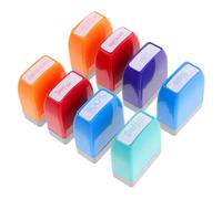 Sewroro 8 pezzi Timbri Colorati per Insegnanti Set Francobolli per Valutazione e Feedback in Homeschool Essenziali per Scuola e Quaderni Studenti Stimola Partecipazione e