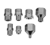 Sewroro Adattatore per Aerografo 7Pcs Raccordo a Sgancio per Aerografia Connettore Flessibile per Tubo dell'Aerografo Accessori per Pittura e Modellismo