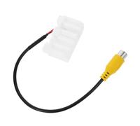 Sewroro Adattatore Video per Telecamera Posteriore Auto Cablaggio Elettronico Resistente per Collegamento Backup Camera Compatibile con Sistemi Retrovisione Facile Installare per Uso