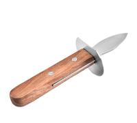 Sewroro Apriostriche in Acciaio Manico in Legno 1 Pezzo Utensile per Sgusciare Ostriche e Frutti di Mare in Cucina
