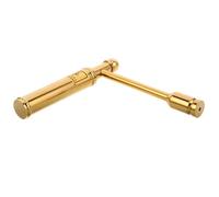 Sewroro Bacchetta da Rabdomante Portatile in Metallo Solido Kit Accessori Strumento Sonda per Rilevazione Metalli e Acqua Attrezzatura per Esplorazione Terreni all’Aperto