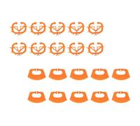 Sewroro Clip Nasali per Svezzamento Vitelli in Plastica 10 Pezzi, Accessori per Bestiame Resistenti All’usura, Morsetti Leggeri Ergonomici per Gestione Animali da Fattoria