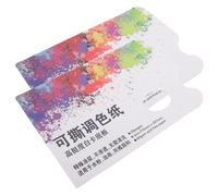 Sewroro Confezione da 2 Pad Carta per Verniciatura per Palette per Acrilico e Acquerello per Pittura e Arte