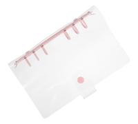 Sewroro Copertina Trasparente per Raccoglitore con Chiusura Bottone Custodia Ricaricabile Resistente e Leggera per Documenti e Quaderni Organizer Ufficio e Antiusura