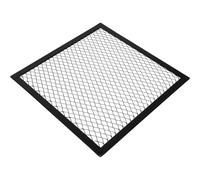 Sewroro Copertura Quadrata per Stufa 175X175 CM in Ferro Resistente al Calore Rete Antiscottatura per Riscaldatore Protezione di Sicurezza per Stufa a Parete Adatta a Soggiorno