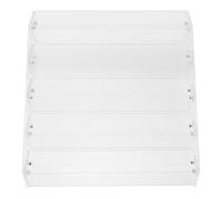 Sewroro Espositore Sigarette Acrilico Trasparente a 5 Ripiani Mensola Compatta Salvaspazio per Supermercati e Minimarket Organizer da Banco per 50 Pacchetti