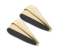 Sewroro Fermaporta Regolabile Spina della Porta Maniglia Manico Decalcomanie Accessori Clic per Animali Domestici Tappo per Porte a Cuneo di Parcheggio Mini Antenna Golden Lega di Zinco