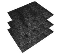 Sewroro Filtro a Carbone Deodorante 25X20 CM per Bidone della Spazzatura Set 3 Pezzi Filtro Fai da Te per Compost Cucina e Lettiera Assorbimento Odori per Casa Bagno e Cucina