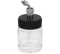 Sewroro Flacone per Aerografo 22cc in Vetro e Plastica, Contenitore Spray Ricaricabile per Vernice, Accessorio per Modellismo e Pittura di Precisione