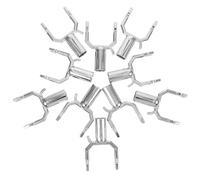Sewroro Forcelle di Sostegno per Alberi da Frutto in Metallo Set da 10 Pezzi Testa a Forcella a U Supporto Stabile per Rami di Alberi da Giardino e Frutteti Adatto per Vigneti e