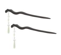 Sewroro Forcina per Chioma Cinese Vintage 2 Pezzi, Bastoncini per Chignon Artigianali in Stile Antico, Accessori Decorativi per Chioma da Sposa e Cosplay, Leggeri e Lisci per Uso