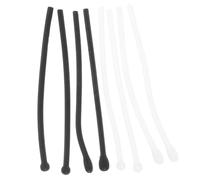 Sewroro Ganci per Occhiali in Silicone Antiscivolo Supporti Auricolari per Occhiali 4 Paia Copriocchiali Adatti per Attività Sportive e