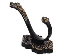 Sewroro Gancio da Parete Vintage in Metallo, Gancio Appendiabiti Singolo Design Antico, Porta Cappelli e Asciugamani per Bagno e Cucina, Supporto Decorativo Resistente e Stabile