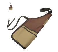 Sewroro Grembiule da Giardino Oxford Resistente con Tasche Porta Utensili e Borsa Raccolta Frutta Regolabile Unisex per Attività All’aperto e Giardinaggio