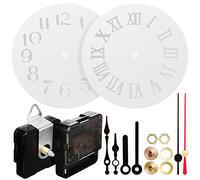 Sewroro Kit Stampi in Resina Siliconica per Orologi da Parete Fai da Te, Lancette e Meccanismo a Batteria, Set di 2 Stampi in Silicone per Sostituzione Movimento Orologio