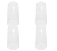 Sewroro Manicotti Antiscivolo per Supporto Doccia Rotondo 25mm, Inserto di Ricambio Plastica Resistente ai Graffi per Riparazione Soffione Doccia, Set da 4 Pezzi per Accessori