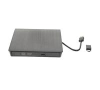 Sewroro Masterizzatore CD Dvd Esterno USB con Design Vassoio Pop Up Registratore Nero Tecnologia Masterizzazione Intelligente Compatibile Laptop