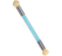 Sewroro Pennelli per Nail Art in Spugna Doppia Testa Set Strumenti per Manicure Testine Sostituibili per Sfumature e Applicazione Glitter Accessori per Bellezza Unghie