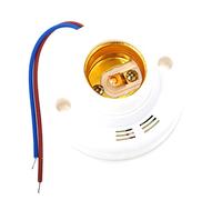 Sewroro Portalampada E27 Controllo Del Suono 2 Pezzi Attacco Per Lampada Sensibile Alla Luce Base Per Lampada Automatica Materiale Durevole Per Ambienti Buoi