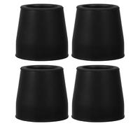 Sewroro Protezione Antiscivolo Per Gambe Di Bastoni Da Passeggio e Sedie, Set Da 4 Punte in Gomma Spessore 25mm, Base Stabile Per Mobilità Sicura e Protezione Pavimenti in Ambienti Domestici