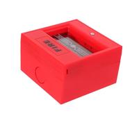 Sewroro Pulsante Allerta Antincendio Manuale con Reset Chiave Interruttore Facile da Usare per Sistemi Sicurezza