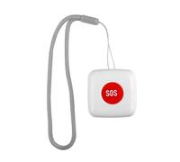 Sewroro Pulsante Sos Wireless per Anziani con Allarme Caduta Telecomando Chiamata Emergenza Compatibile Ospedale e Strutture Assistenziali