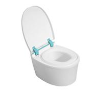 Sewroro Seggiolino per Vasino Portatile per Comfort La Materiale Resistente e Facile da Adatto Colore Blu con Imbottitura Morbida