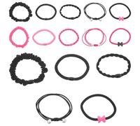 Sewroro Set 20 Elastici per Chioma da Bambina Piccoli Elastici a Cerchio Color Rosa Pastello Accessori per Acconciature Alta Elasticità e Presa Sicura per Uso Quotidiano e Occasioni