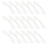 Sewroro Set da 20 Ciondoli a Forma di Libellula Bianchi in Organza Traslucida Accessori Leggeri per Orecchini e Decorazioni Fai da Te per Creazioni Artigianali e Accessori per Chioma