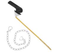 Sewroro Set Di 2 Accessori Per Il Bagno Leva Per Wc Accessori Per Il Bagno Di Ricambio Catene A Battente Leva Per Serbatoio Wc Pulsante Alluminio