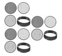 Sewroro Setaccio a Maglie Fitte per Terreno in Plastica Setaccio Manuale da Giardinaggio Rotondo Attrezzo per Filtrare Pietre e Detriti per Compost e Cura Piante Set da 3 Pezzi