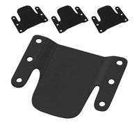 Sewroro Staffa di Collegamento per Divano Componibile in Ferro Nero, Connettori per Mobili Sezionali, Giunti a Scatto per Fissaggio Stabile di Divani Modulari, Set da 2 Pezzi per Uso