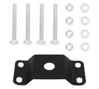 Sewroro Staffa di Montaggio per Palo della Luce Solare Supporto Resistente alle Intemperie per Apparecchio di Illuminazione Esterna Kit di Montaggio su Palo per Lampioni da Giardino e