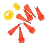 Sewroro Strumenti per Sigillatura in Acciaio Inossidabile e Silicone con Ugelli Riutilizzabili Accessori per Finitura Fughe Muro e Impermeabilizzazione Casa Include Base Protettiva