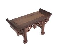 Sewroro Supporto in Legno di Acacia per Bonsai e Statue Buddha Base Rettangolare per Esposizione Vaso di Fiori Mensola Decorativa per Arredamento Casa e Ufficio