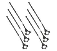 Sewroro Supporto per Asta Portabandiera Bici 6 Pezzi, Compatibile con Manubrio Veicoli a Due Ruote e Biciclette, Installazione Rapida per Uso Esterno e Sicurezza Ciclismo