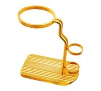 Sewroro Supporto per Filtro da Tè in Lega di Alluminio Mensola Pratica Tre Cerchi Avvitati Resistente e per Preparazione Tè Gongfu