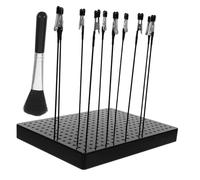 Sewroro Supporto per Pittura di Modelli in Metallo con Clip a Coccodrillo Pieghevoli e Spazzola per Pulizia, Base Stabile per Parti di Modellismo e Aerografo, Kit per Hobby e Modellismo