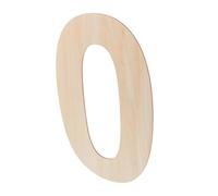 Sewroro Targa Numero Legno Naturale Zero Non Verniciata per Decorazione Cartello Numero Legno Artigianale per Foto Compleanno e Shower
