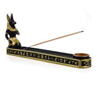 Sewroro Tavola per Incenso in Resina Retrò Testa di Cane Regina Porta Incenso Multifunzionale per Meditazione Yoga e Decorazione Soggiorno