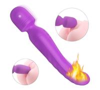 Sex HD Iris - vibratore massaggiante riscaldante 2 motori silicone viola
