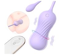 Sex HD Twist Egg - masturbatore vibrante a spinta - viola
