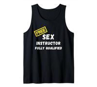 Sex Instructor Fully Qualified Funny Adult Humor Canotta