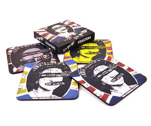 SEX PISTOLS Coaster Set 4 Sottobicchieri Queen OFFICIAL MERCHANDISE