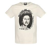 SEX PISTOLS GOD SAVE THE QUEEN AMPLIFIED VINTAGE M WHITE