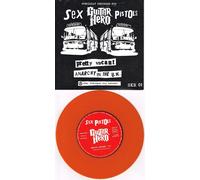 SEX PISTOLS - NICE VACANT / ANARCHY IN THE UK GUITAR HERO 50 ORANGE 7" SINGLE