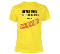 Sex Pistols' Nmtb Cover Album' (Giallo) T-Shirt - Nuovo