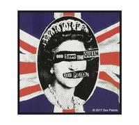 Sex Pistols - the - Rock Off officially licensed products The Sex Pistols Patch God Save The Queen Band Logo Nuovo Ufficiale Sew On Size Accessory Size