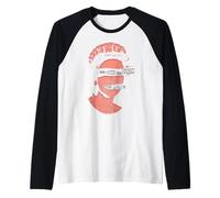 Sex Pistols - Timbro rosso ufficiale God Save The Queen Maglia con Maniche Raglan
