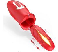 Sex Toys for Women & Female Couple Clitoral Vibrator 10 modelli di bacio e 10 dildo telescopico vibrante, lingua orale per adulti, aumentare il piacere sessuale
